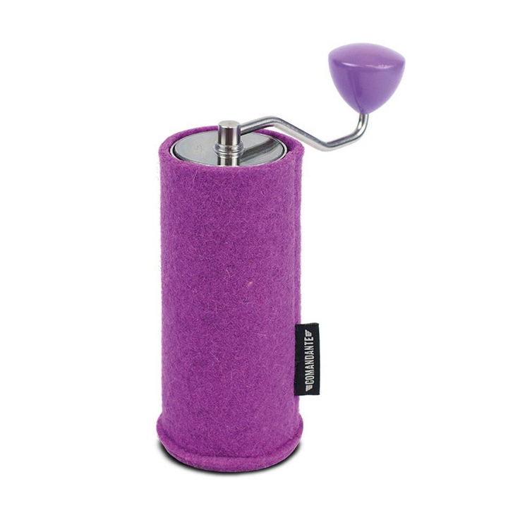 Comandante C40 housse de protection en feutre PURPLE - Coffee Coaching Club