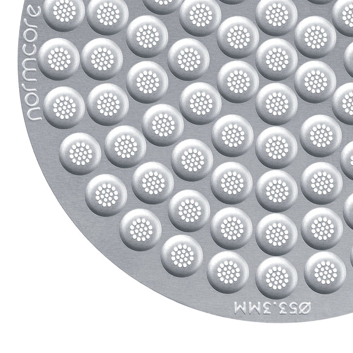 Normcore Puck Screen 53.3 mm auf dem Kaffeebett – Coffee Coaching Club 3