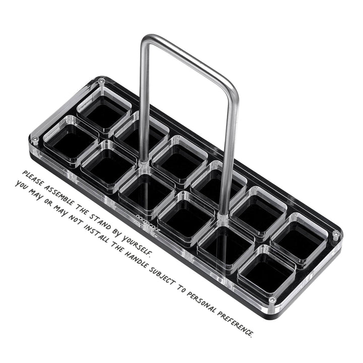 Normcore Bohnen-Tuben 12er getönt Acryl-Ständer – Coffee Coaching Club 4