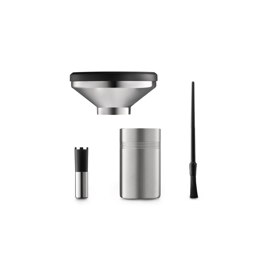 Mazzer Philos – Reinigungs-Set mit Single-Dose-Kammer und Werkzeug – Coffee Coaching Club