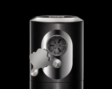Mazzer Philos in Schwarz – Detailansicht 64mm vertikale Burrs – Coffee Coaching Club