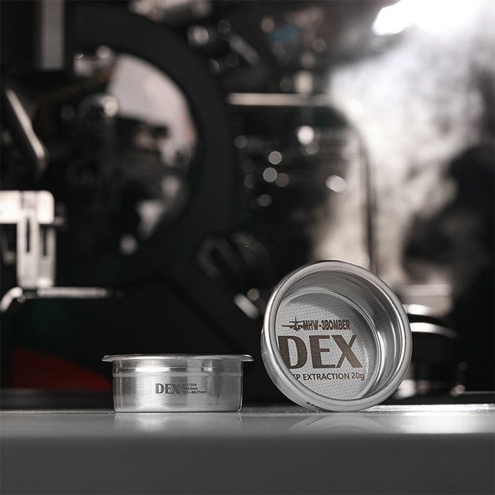 MHW-3BOMBER DEX (Deep Extraction) precision filter basket 58 mm 20 g – Coffee Coaching Club