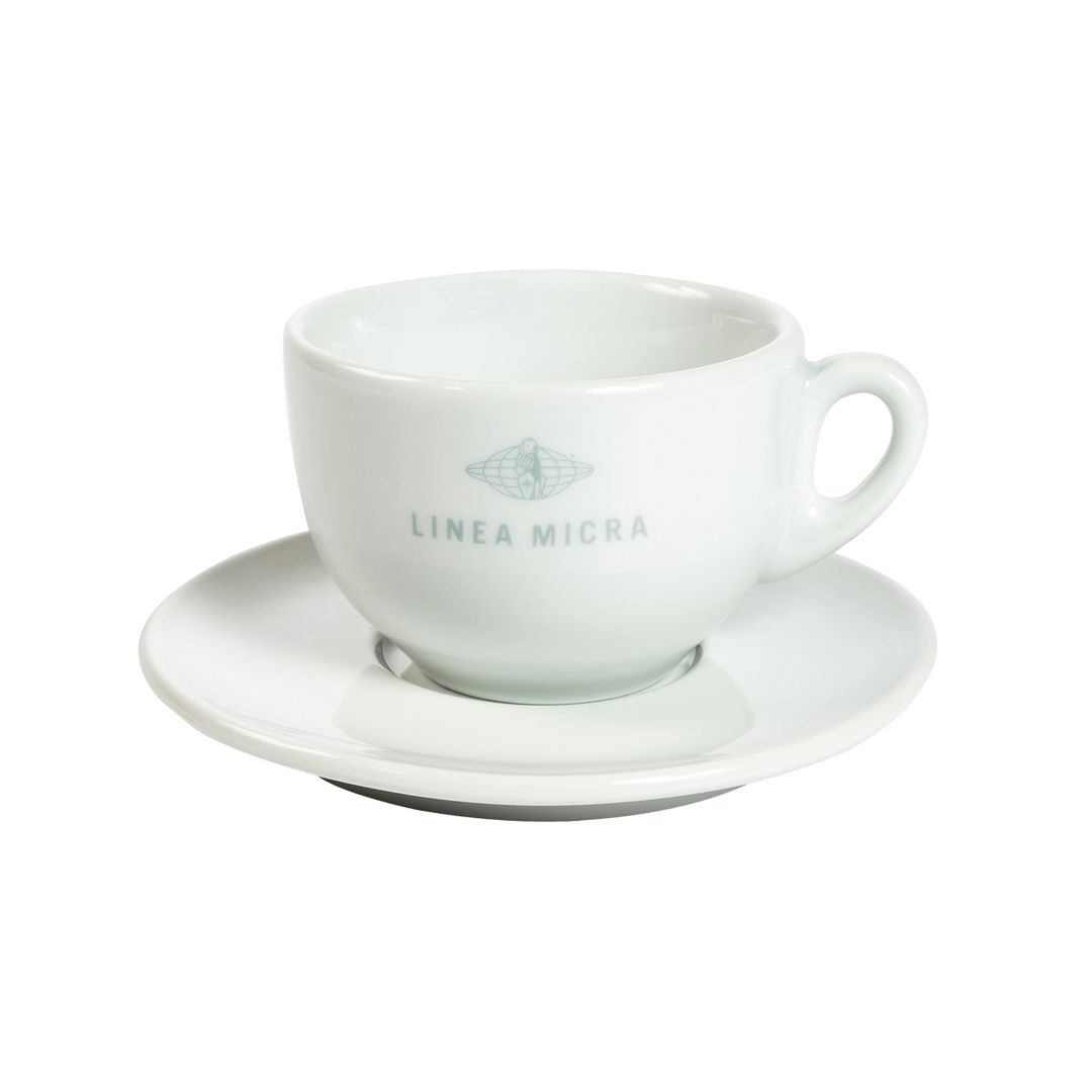 La Marzocco cappuccino cup set Linea Micra 2 pieces white – Coffee Coaching Club 1
