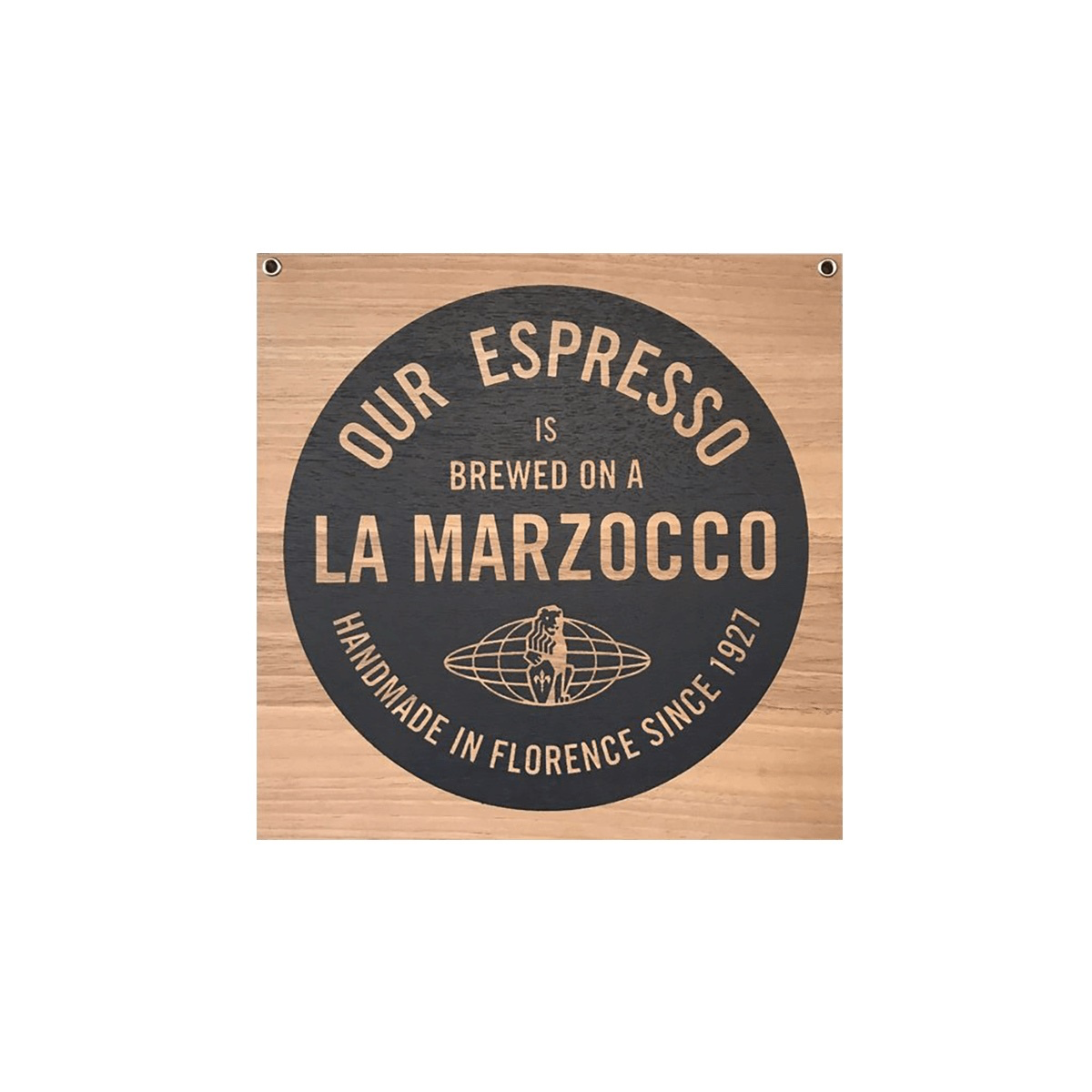 La Marzocco Insegna in Legno «Our espresso is brewed on a La Marzocco» – Coffee Coaching Club 1