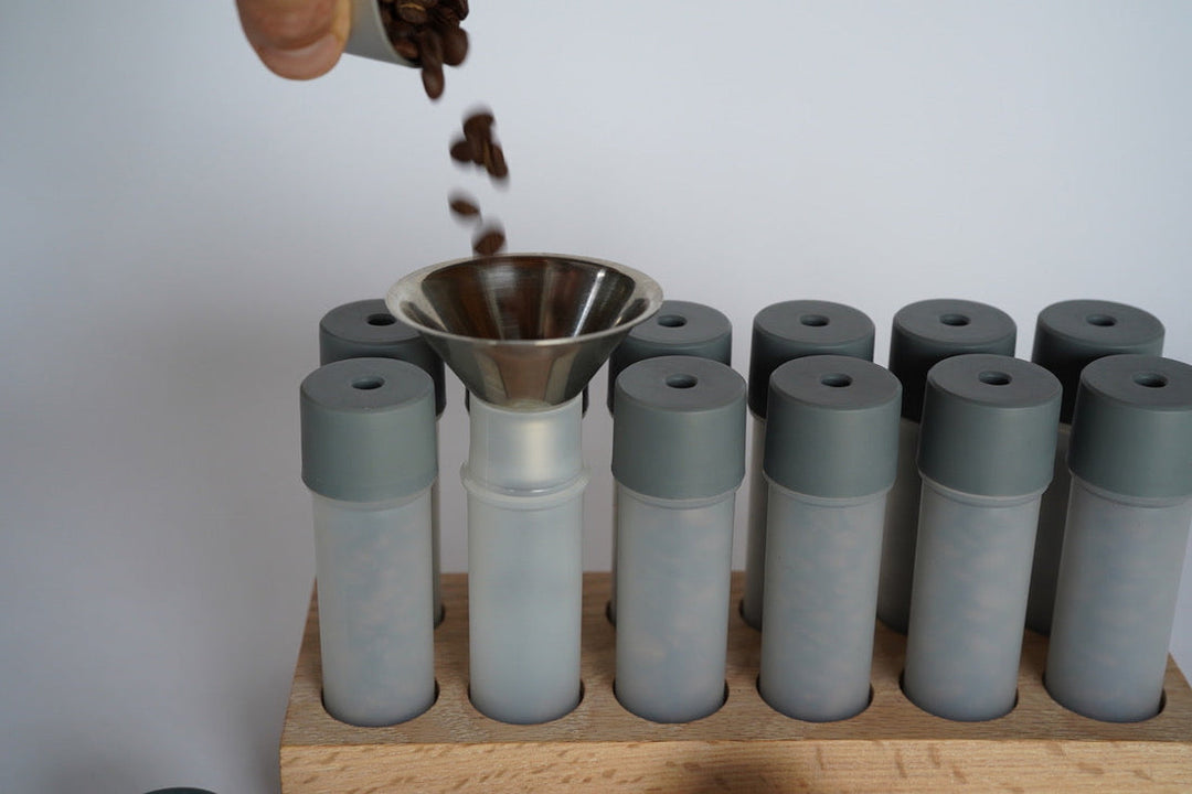 Weber Workshops Bean Cellar tubi in polimero con valvola unidirezionale – Coffee Coaching Club 2