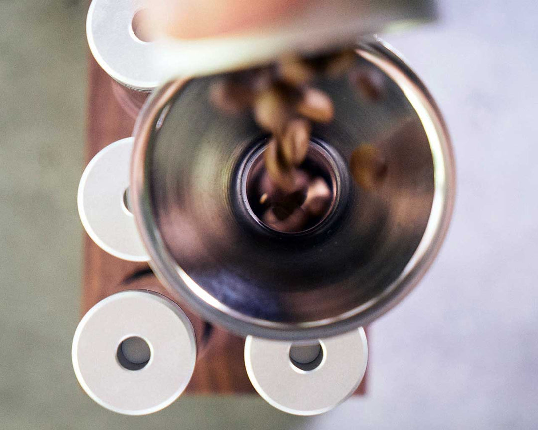 Weber Workshops embudo de dosificación individual para Bean Cellars – Coffee Coaching Club 3