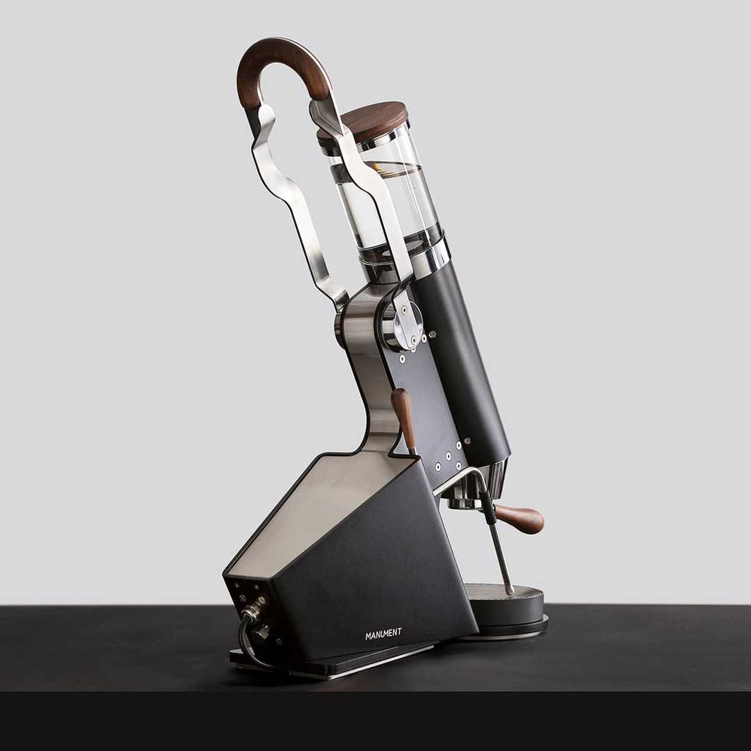 Manument la machine à espresso à levier professionnelle ultime – noir – Coffee Coaching Club