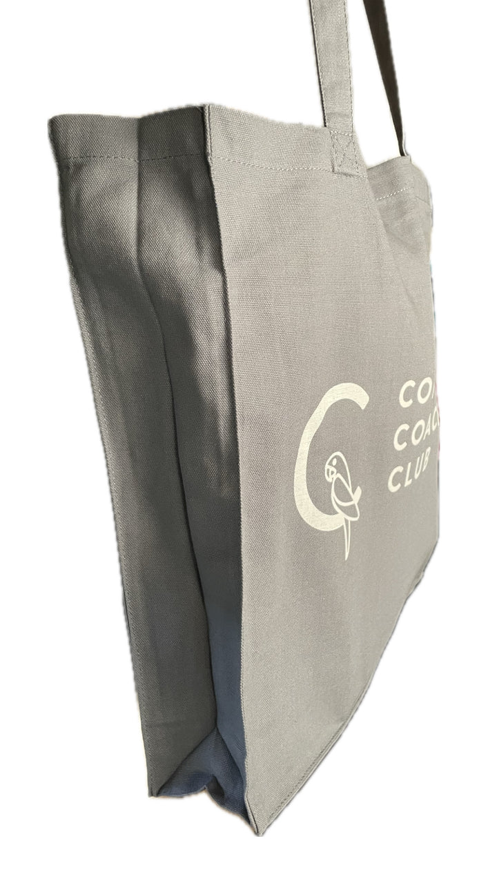 Tote Bag Coffee Coaching Club - Grigio elegante - Coffee Coaching Club