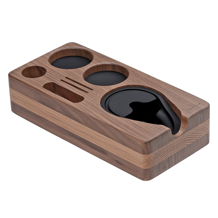 Normcore Stazione di Tamping Legno Massello di Noce – Coffee Coaching Club 1
