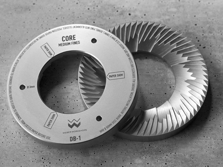 Weber Workshops EG-1 Mahlscheiben-Sets Core und DB-2 – Coffee Coaching Club 3