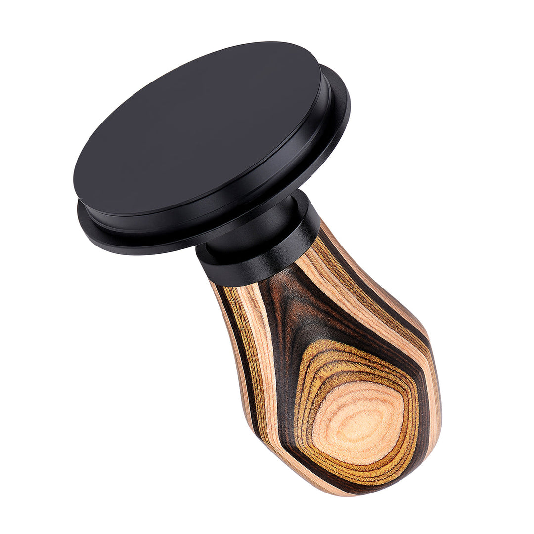 Normcore Tamper Legno Venato superficie PVD scura – Coffee Coaching Club 3