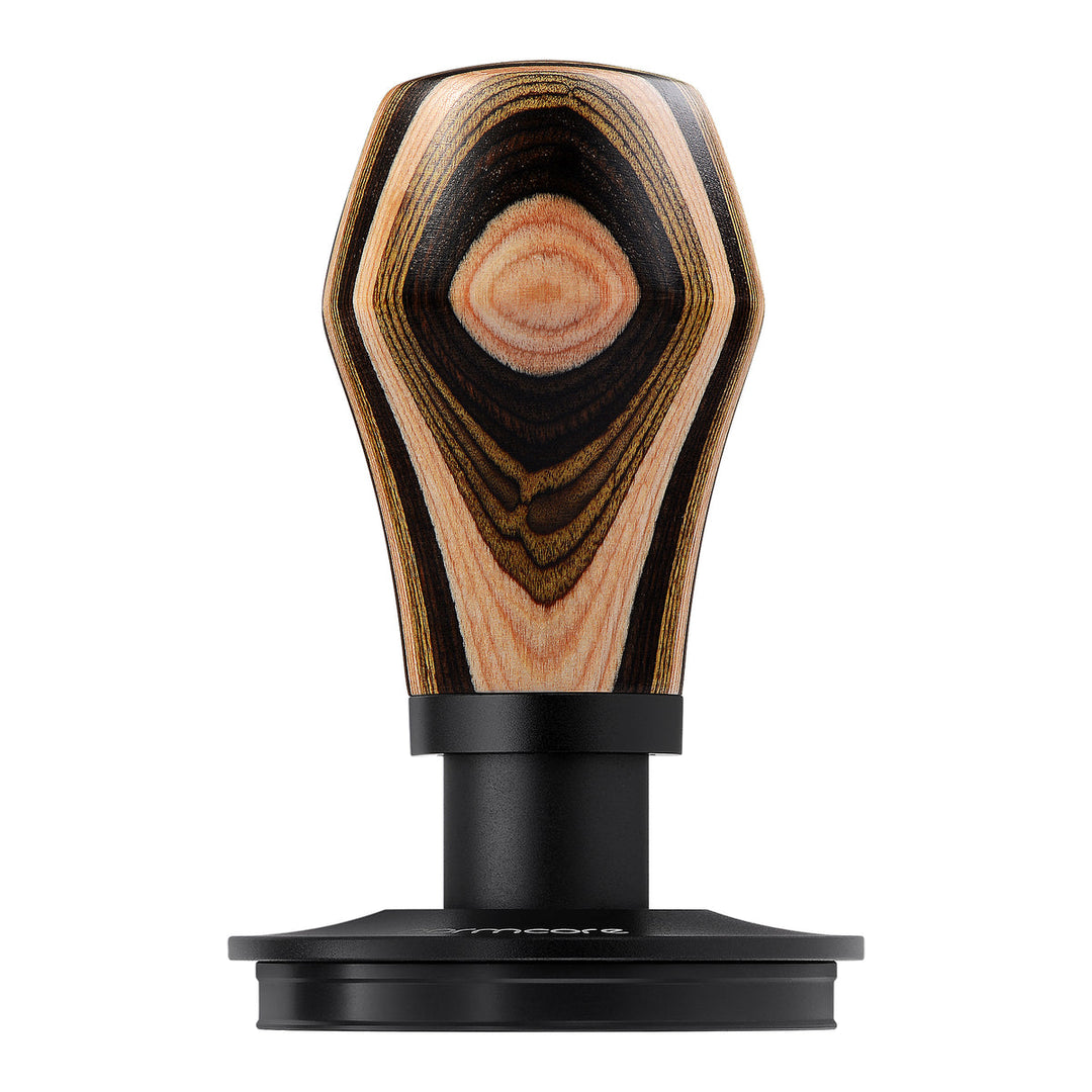 Normcore Tamper Legno Venato piastra autolivellante – Coffee Coaching Club 5