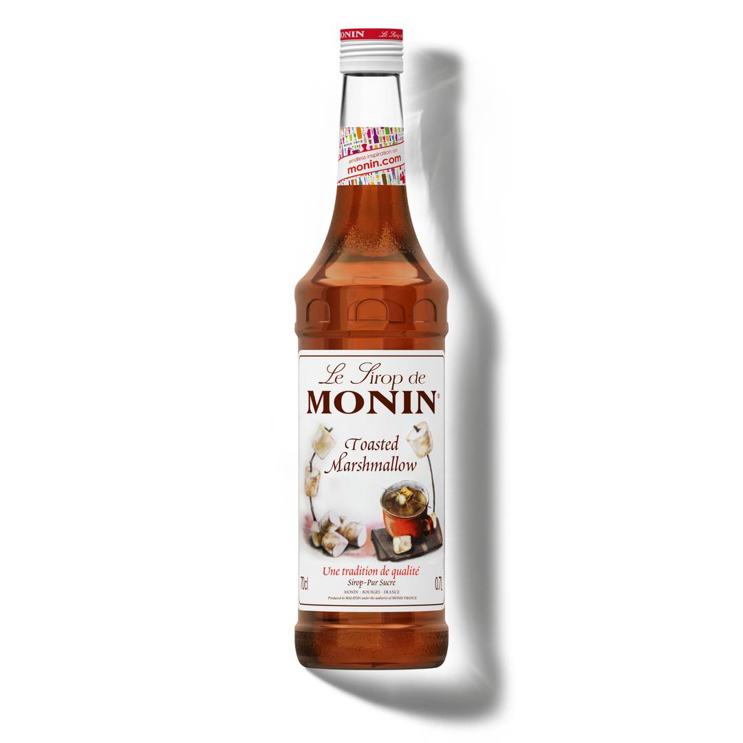 MONIN Sirup Toasted Marshmallow 700 ml – offizielles Produktbild (MONIN 1912)