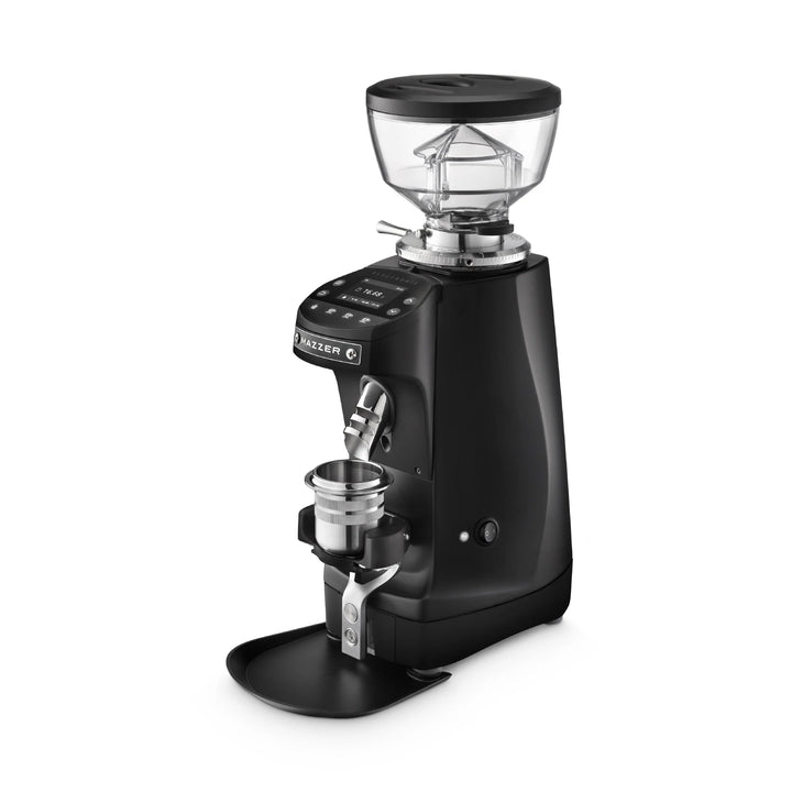 Mazzer Mini G GBW in Schwarz – Grind-by-Weight Espressomühle mit 64mm Burrs – Coffee Coaching Club