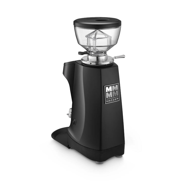 Mazzer Mini G GBW in Schwarz – Grind-by-Weight Espressomühle mit 64mm Burrs – Coffee Coaching Club