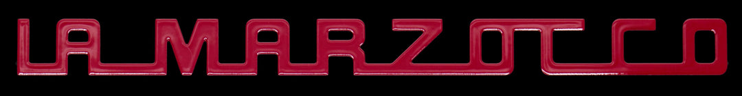 La Marzocco Schriftzug in Rot für Linea Micra und Pico – Coffee Coaching Club 1