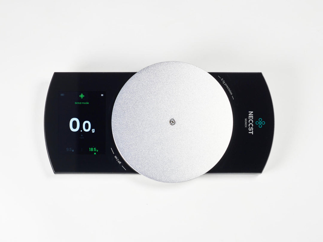 NECCST Scale – Draufsicht mit 3,2-Zoll-Touchscreen