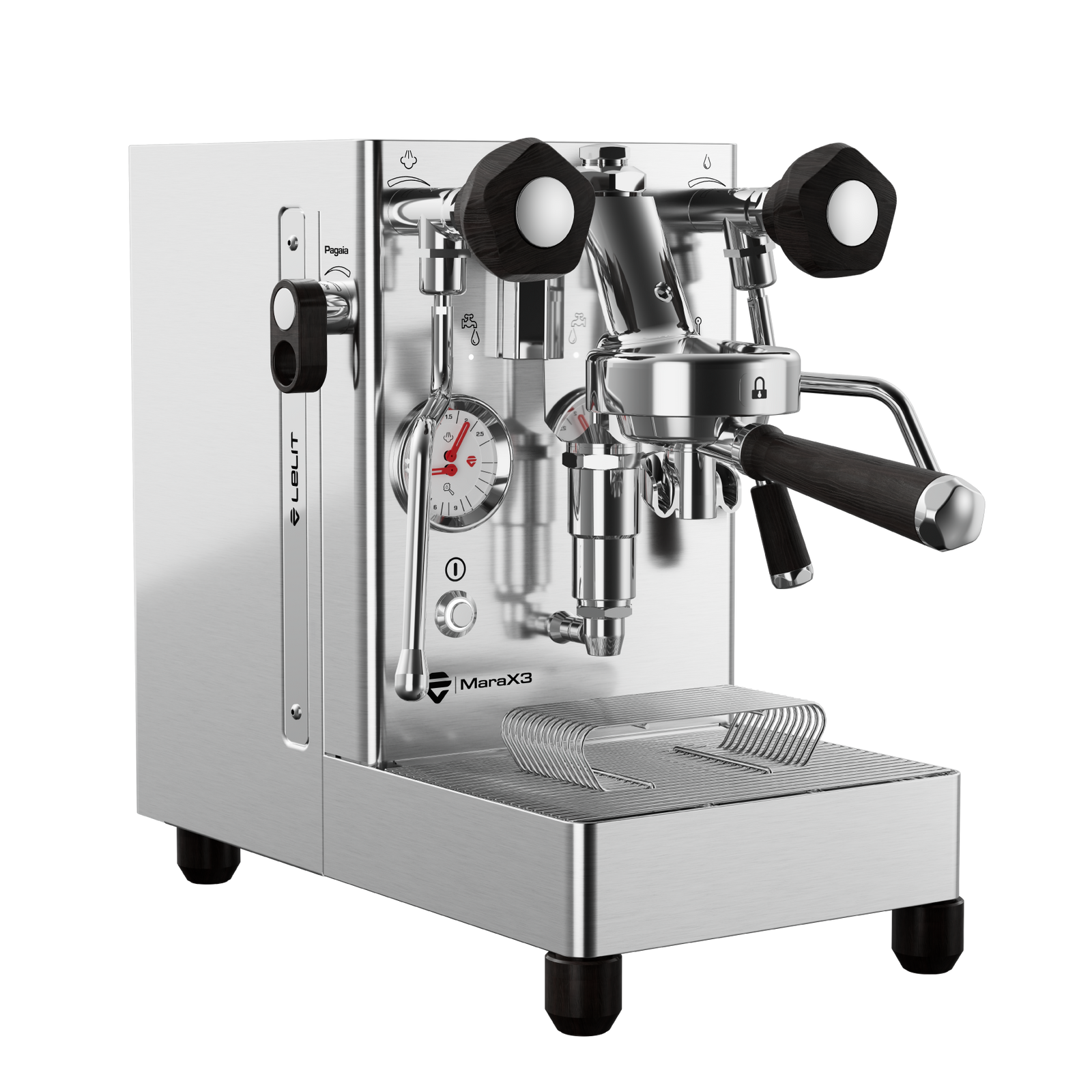 Lelit Mara X3 Frontansicht mit Pagaia Flow Control - Coffee Coaching Club 1