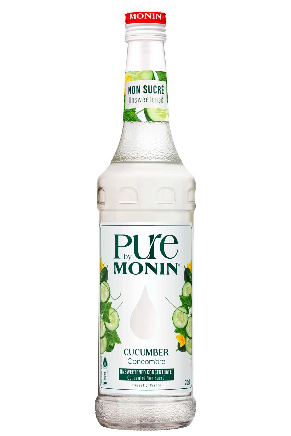 PURE by MONIN Cucumber – Concentrado de pepino sem açúcar para água e bebidas - Coffee Coaching Club