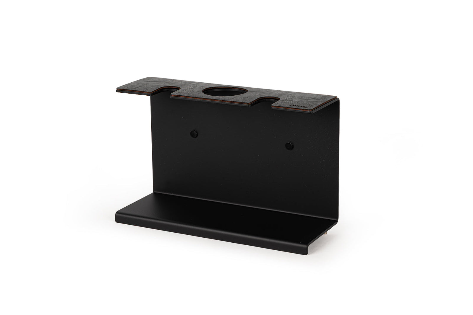 Eurista Station, matte black – 3mm steel, wall and stand mount – Coffee Coaching Club