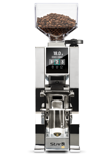 Eureka Mignon Stark W espresso grinder chrome 65 mm – Coffee Coaching Club 1