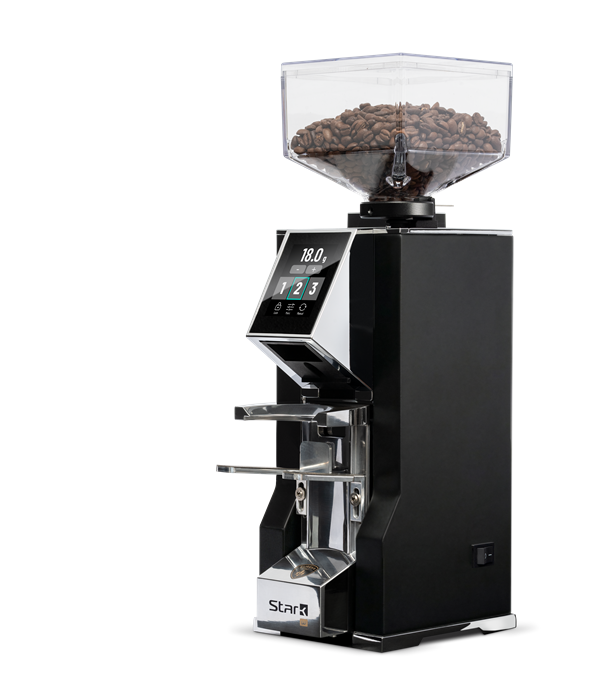 Eureka Mignon Stark W espresso grinder matte black/chrome 65 mm – Coffee Coaching Club 3