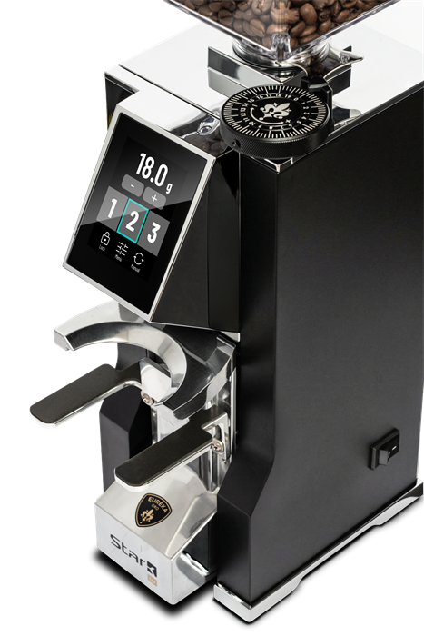 Eureka Mignon Stark W espresso grinder matte black/chrome 65 mm – Coffee Coaching Club 4