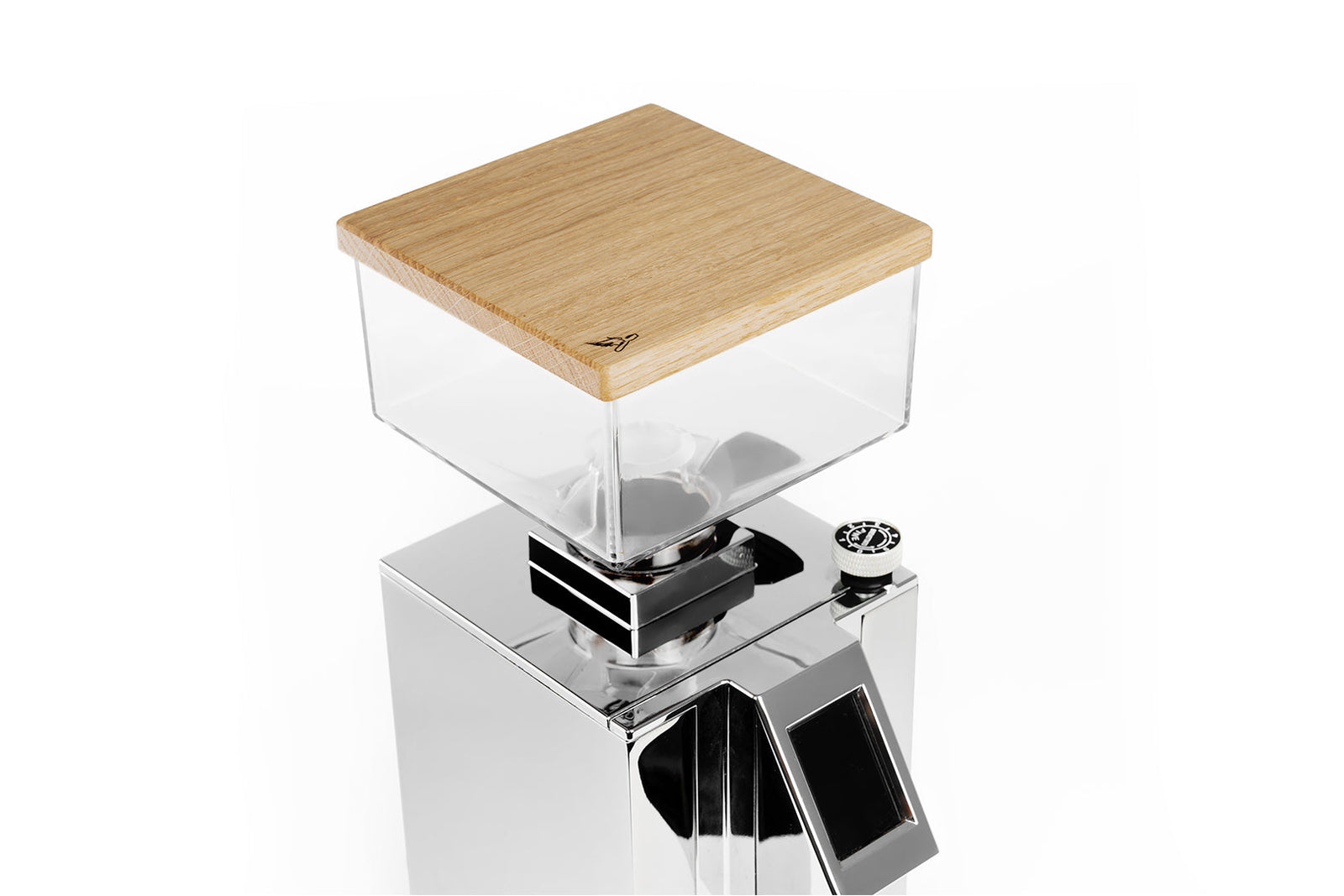 Eurista Holzdeckel Eiche – Echtholzdeckel für Eureka New Mignon – Coffee Coaching Club