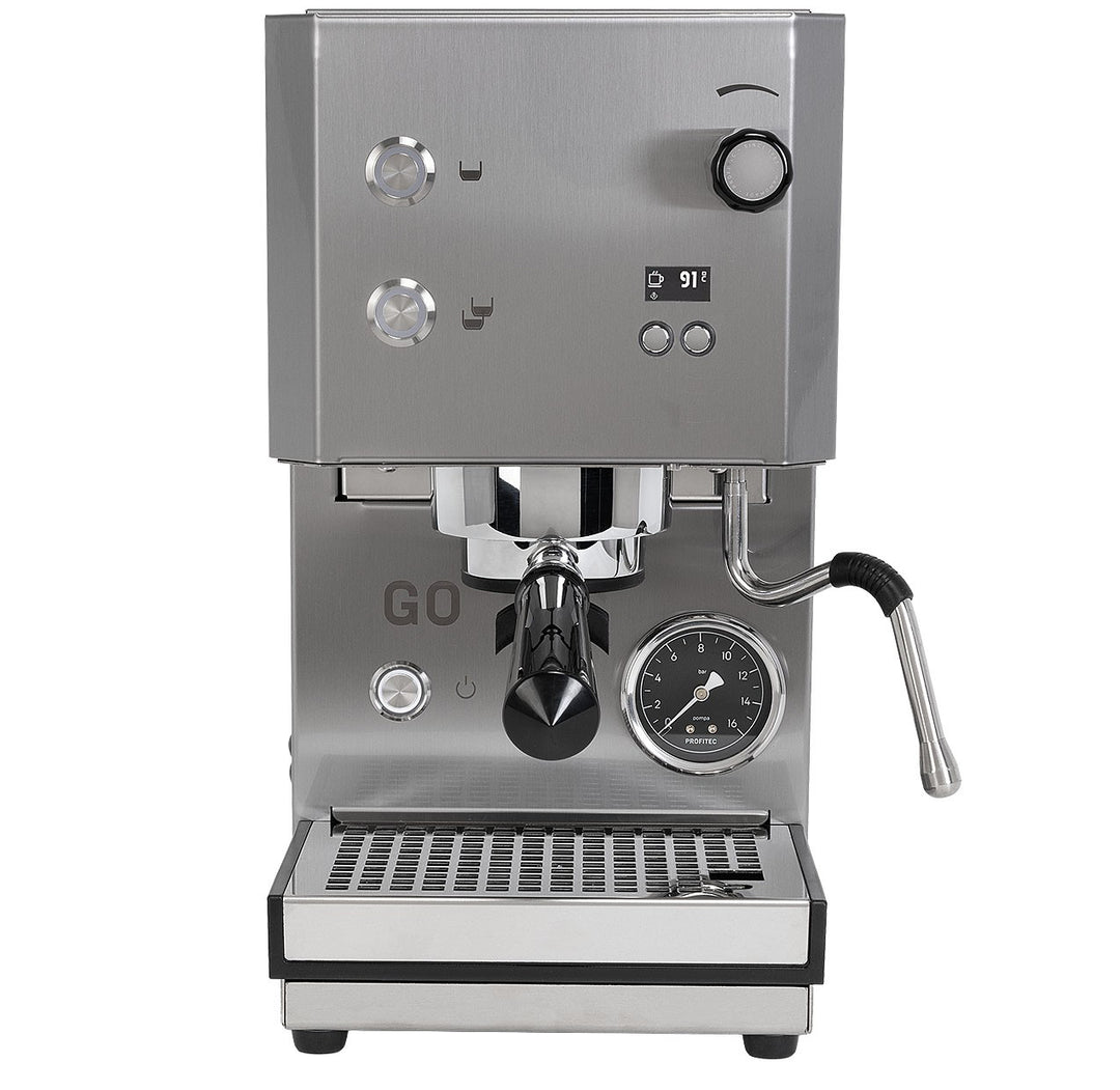 Profitec GO 2.0 Einkreiser in Satiniert – Coffee Coaching Club