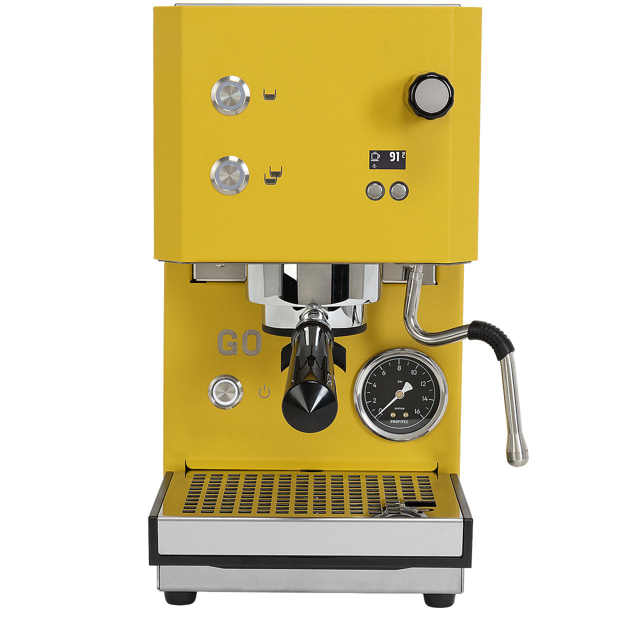 Profitec GO 2.0 Einkreiser in Gelb – Coffee Coaching Club
