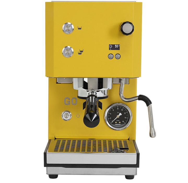 Profitec GO 2.0 Einkreiser in Gelb – Coffee Coaching Club