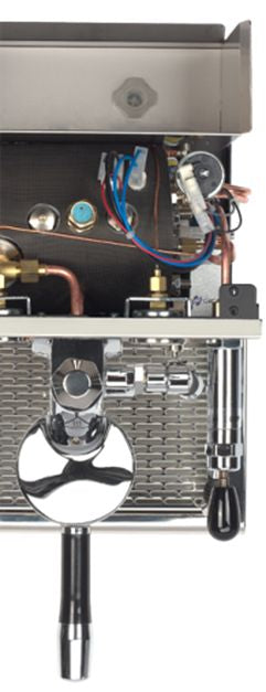 ECM Elektronika Profi II panel de control y grupo – detalle – Coffee Coaching Club 2