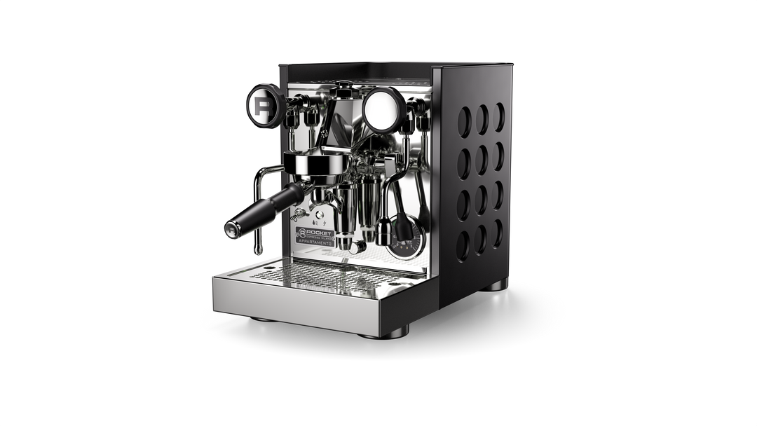 Rocket Appartamento TCA preto fosco, grupo E61 – Coffee Coaching Club 2