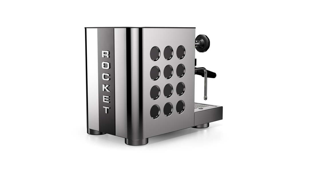 Rocket Appartamento TCA stainless steel black heat exchanger espresso machine – Coffee Coaching Club 1