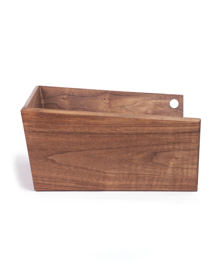 Specht Design Holz Mid-Section La Marzocco Linea Mini R Walnuss Seitenansicht – Coffee Coaching Club 2