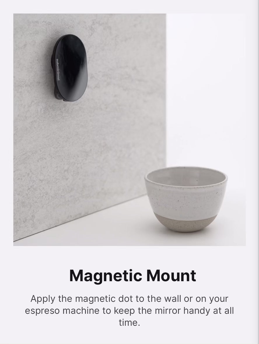 Subminimal UpShot Espresso Shot Mirror