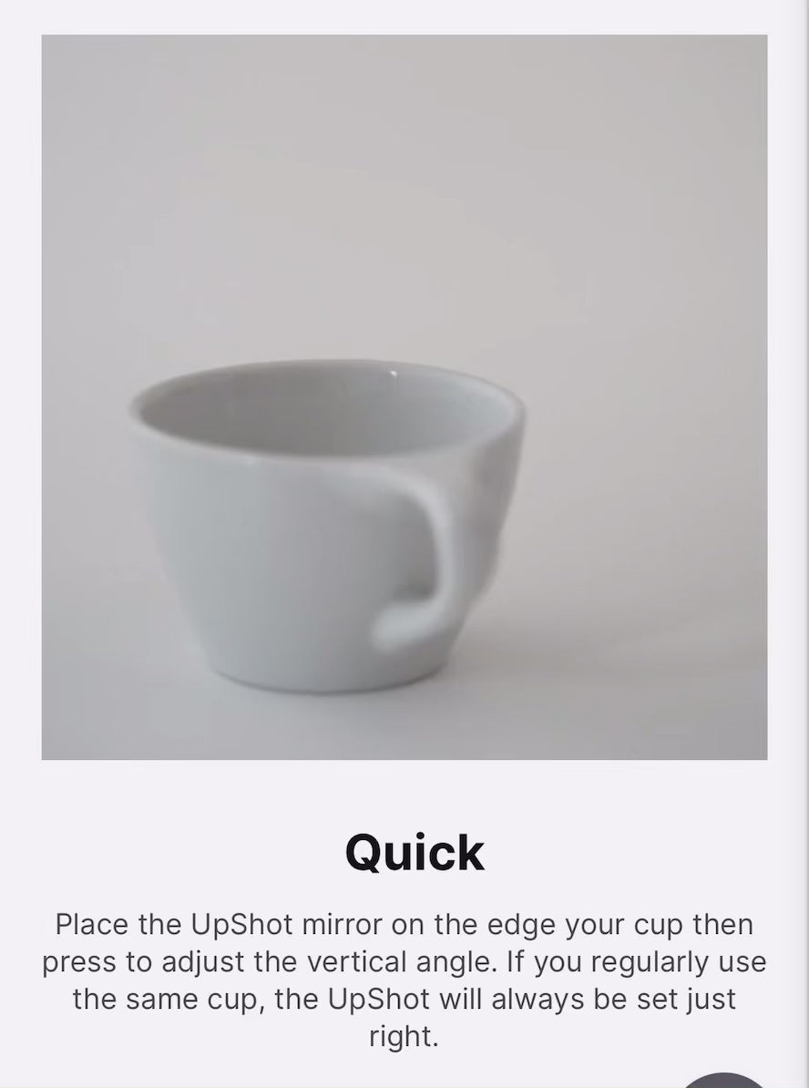 Subminimal UpShot Espresso Shot Mirror