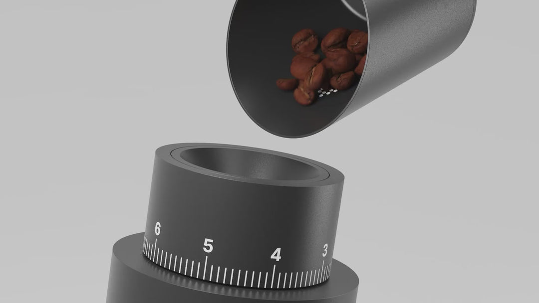 Subminimal Subscale Dosing Cup with weighing function