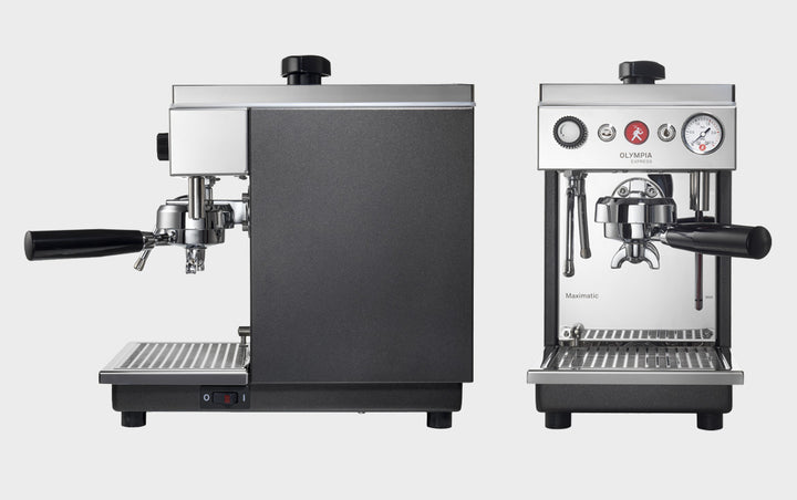 Olympia Express Maximatic Frontansicht Hersteller – Coffee Coaching Club 10