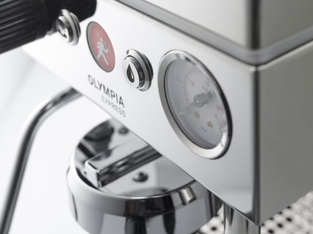 Olympia Express Maximatic Bedientasten Edelstahl – Coffee Coaching Club 11