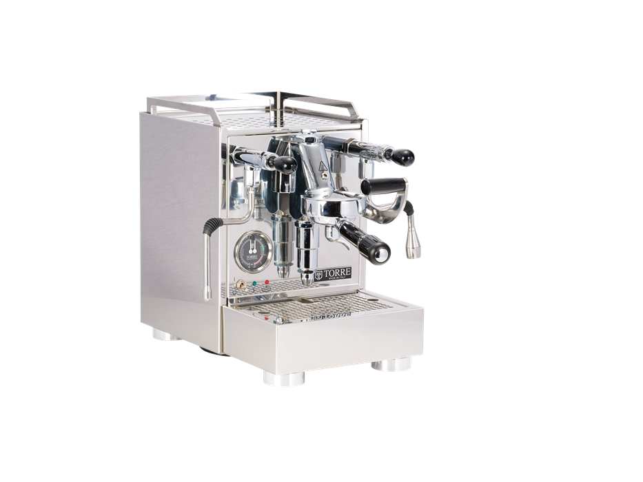 Torre Luigino Cool Touch twin-boiler espresso machine with ERGOLIFT – Coffee Coaching Club