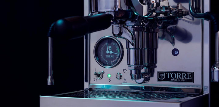 Torre Luigino TSP Total Black machine à espresso double chaudière avec pompe rotative et Smart PID – Coffee Coaching Club