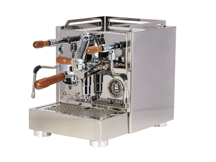 Torre Mariuccia double chaudière avec accent bois, PID et pompe rotative – Coffee Coaching Club