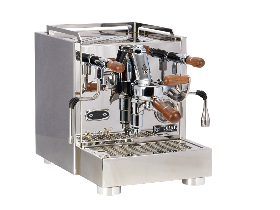 Torre Mariuccia double chaudière avec accent bois, PID et pompe rotative – Coffee Coaching Club