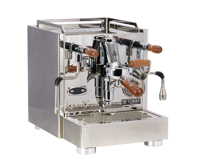Torre Mariuccia double chaudière avec accent bois, PID et pompe rotative – Coffee Coaching Club