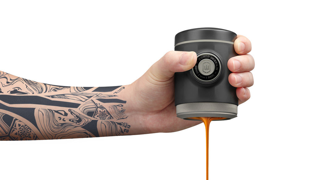 WACACO Picopresso máquina de espresso portátil con estuche - negro - Coffee Coaching Club