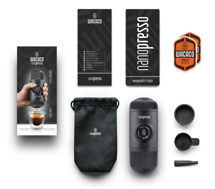 WACACO Nanopresso máquina de espresso portátil - antracita - Coffee Coaching Club
