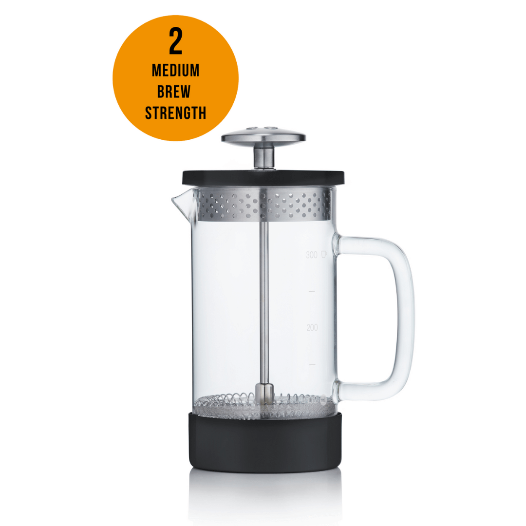 Plastic Free French Press - Core Coffee Press 350 ml - Noir - Coffee Coaching Club