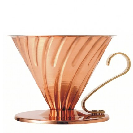 Supporto filtro HARIO V60, rame, 3-4 tazze - Coffee Coaching Club