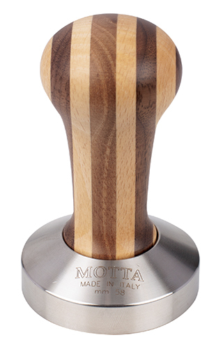 MOTTA Tamper piatto "Stripes" 58 mm - Coffee Coaching Club